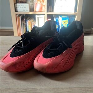 Black and Pink Athletic Sneakers